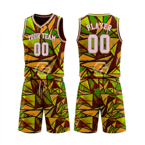 Maillot de basketball unisexe personnalisé de haute qualité, respirant, col en V, sans manches, avec impression par sublimation sur sergé, pour équipe - Product Image 5