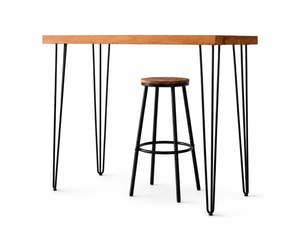 36 inch Hairpin Furniture <b>Legs</b> 3 Robs DIY Furniture <b>Legs</b> 880lb Load Stainless Steel Modern Furniture Parts Dining Desk EDPTBL021 - Product Image 1