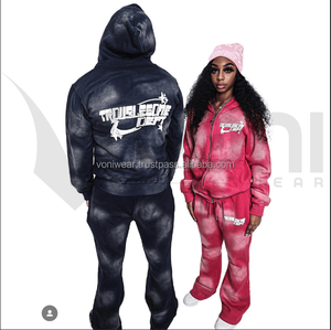 Ensemble de survêtement réversible deux pièces léger et personnalisé avec impression numérique, coupe-vent et sans coutures, pour femme - Product Image 6