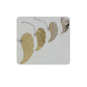 Décorations murales élégantes en aluminium texturé argenté, design artistique moderne, ailes d'ange, plusieurs pièces, plusieurs tailles, pour la décoration de Noël à la maison - Product Image 6