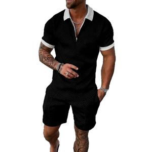 Ensembles courts pour hommes, tenues 2 pièces, polo, mode, survêtements d'été, ensemble décontracté, ensemble à manches courtes et shorts pour hommes - Product Image 2