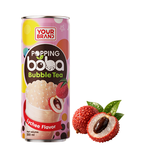 Factory Price Free Sample 320ml Fruit Tea Popping <b>Boba</b> Tea Flavor OEM/ODM Private Label Nam Viet Foods Beverage JSC Manufacturer - Product Image 1