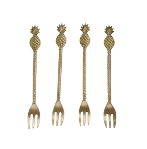 Lot de 4 fourchettes en laiton de qualité supérieure, idéal pour les cadeaux promotionnels, vente en gros directe usine - Product Image 6