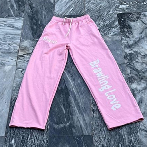 Conjunto de Sudadera con Capucha y Cordón Ajustable de Algodón 100% de Forro Polar, Estampado, de Talla Grande, Estilo Hip Hop, Novedad, Personalizable con Logotipo, para Invierno - Product Image 4