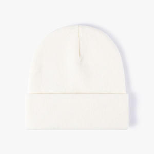 Bonnet réversible à motif crâne, broderie 3D personnalisée, 100% acrylique, unisexe, style streetwear Y2K, fabrication OEM, marque privée - Product Image 4