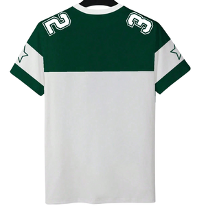 Mens Green White Sublimation Sports <b>T</b>-<b>Shirt</b> Short Sleeve Quick Dry Breathable Polyester Athletic Training Running Jersey <b>6XL</b> - Product Image 2