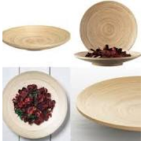 Panier rond/ovale pliable en bambou fait main, pour fruits, pain, en-cas, écologique, durable, biodégradable, tissé, pour le rangement