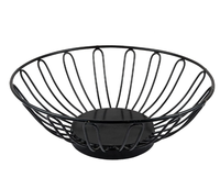 Panier de rangement écologique en fil métallique avec poignées en cuir, robuste, léger, moderne, organisateur polyvalent pour la maison, le bureau et la cuisine