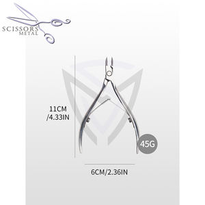 Coupe-cuticules Nghia en acier inoxydable, ensemble de coupe-ongles C-05, mâchoire 16, soins personnels, 10 cm, logo du client - Product Image 5