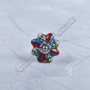 Perillas de cerámica rústicas con acabado antiguo para armarios, muebles de dormitorio, armario, cajón, axioma, acentos para el Hogar, baño, Hotel al aire libre - Product Image 6