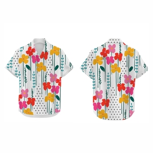 เสื้อเชิ้ตชายหาดพิมพ์ลายสไตล์ทรอปิคอลสำหรับผู้ชาย น้ำหนักเบา แห้งเร็ว ติดกระดุม เหมาะสำหรับวันหยุดฤดูร้อน - Product Image 1