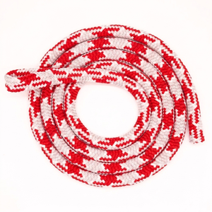 Custom Two Tone Nylon Poly Horse Lead Rope with Heavy Duty Brass Snap Hook - Product Image 1