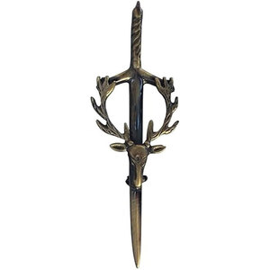 Pin para Kilt con Diseño Céltico Escocés de Cabeza de Ciervo, Accesorio Decorativo Tradicional de Alta Calidad - Product Image 1