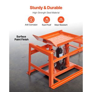 Rampas Hidráulicas para Autos, 2 Piezas, Capacidad de 5 Toneladas, Altura de Elevación de 10-14.2 Pulgadas, Elevadores Portátiles Resistentes para Vehículos - Product Image 6