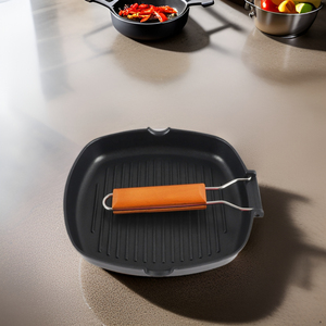 Stylish Non Stick Grill <b>Pan</b> Designed For Modern Kitchens With Comfortable Grip And Easy Maintenance - Product Image 3