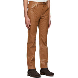 Pantalones de Cuero Ligeros con Logotipo Personalizado para Hombre, Color y Diseño Personalizados de Alta Calidad, Gran Venta - Product Image 2