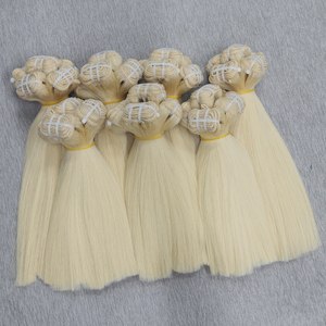 Cabello Humano Virgen Vietnamita de Doble Trama, 100% Cabello Humano, Liso Natural, Color Rubio, Exportación Premium - Product Image 4