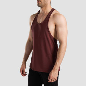 Camiseta sin mangas personalizada de alta calidad, corte muscular, 100% algodón acanalado, para hombre, gimnasio, entrenamiento, ropa de calle. - Product Image 2