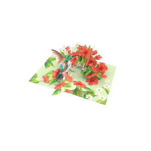 Carte pop-up 3D oiseau et fleur, faite à la main avec enveloppe, thème moineau, artisanat en papier, cadeau spécial - Product Image 3