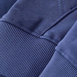 เสื้อสเวตเชิ้ตมีฮู้ดแขนกุดสำหรับผู้ชาย สีพื้น ผ้าฝ้ายเฟรนช์เทอร์รี่ ทรงลำลอง มีกระเป๋า ดีไซน์เรียบง่าย ความยาวปกติ เหมาะสำหรับใส่ในฤดูใบไม้ผลิ - Product Image 6