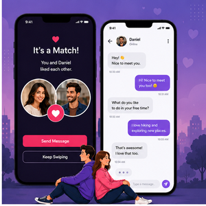 Solución de Desarrollo de Aplicaciones de Citas Modernas con Perfiles de Video, Emparejamiento por Deslizamiento y Funciones de Chat en Vivo - Product Image 2