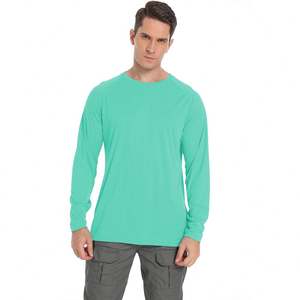 T-shirt pour homme en polyester/coton, coupe ample, sportif, respirant, séchage rapide, taille plus, tricoté - Product Image 2