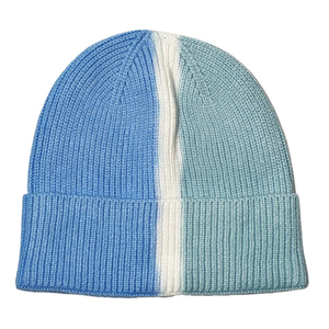 Gorro de punto suave con efecto tie-dye para mujer, gorro cálido de invierno con puño - Product Image 2