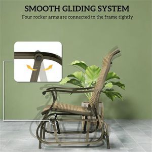 Ensemble de jardin 3 pièces marron clair, chaise de terrasse et mobilier d'extérieur - Product Image 4