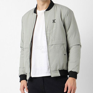 Chaqueta Bomber al por Mayor, OEM, Logotipo Personalizado, Cuello Alto, Logotipo Frontal, Ecológica, Transpirable, Último Modelo en Venta - Product Image 3