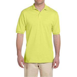 Polo homme uni à manches courtes, léger, en coton, décontracté, avec col classique, service de personnalisation OEM, polo pour homme - Product Image 1