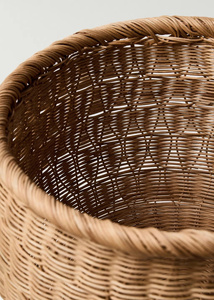 Cesta de ratán ecológica, elegante cesta de almacenamiento para juguetes, ropa y organización del hogar. - Product Image 4