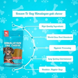 Queso de yak del Himalaya totalmente natural, masticables para perros, golosinas dentales duraderas y saludables, apoya la salud, suplemento para el cuidado de la salud de las mascotas - Product Image 3