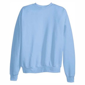 Sudadera de Cuello Redondo Azul Claro para Hombre, Corte Regular, Color Sólido, Algodón French Terry, Estilo Casual para Otoño, Precio Económico - Product Image 6