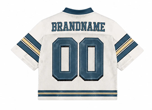 OEM Custom High Quality <b>Polyester</b> Mesh Soccer American Football Jersey Oversized Boxy <b>Shirt</b> Cropped Plus Size Summer - Product Image 2