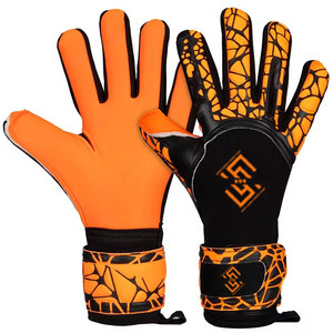 Gants de gardien de but de football SPYTHER GEAR SPORTS en latex de haute qualité, antidérapants, avec fermeture auto-agrippante et protection des doigts - Product Image 1