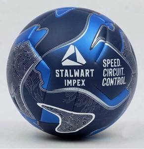Balón de Fútbol Stalwart Impex con Patrón Geométrico y Diseño de Logotipo, Balón de Entrenamiento Resistente para Partidos al Aire Libre - Product Image 3