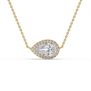 2.26 CARAT Lab Grown Pear Brilliant Cut Diamond 14K <b>Solid</b> <b>Gold</b> IGI Certified Wedding Engagement Gift - Product Image 5