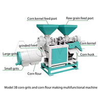 Machine à moudre le maïs à haute capacité avec fonctionnement simple Machine à moudre le maïs pour les petites familles paysannes
