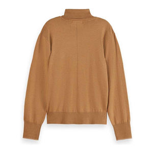 OEM Custom Logo High Quality Blank Stitch Plain Fleece Oversized Women Reversible <b>Mock</b> <b>Neck</b> Winter Breathable Eco-Friendly - Product Image 2