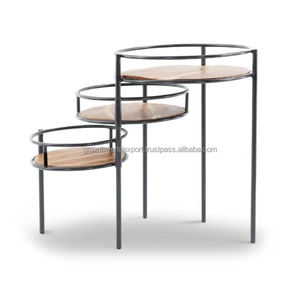 IRDROCK HOME Mesa de Centro Moderna de Madera de Mango de 3 Niveles, Soporte Duradero de Madera para Plantas de Interior y Exterior, Muebles Novedosos 2026 - Product Image 1