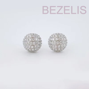 Boucles d'oreilles en diamant de laboratoire de couleur E de qualité supérieure, 2 carats, clarté VVS VS, coupe excellente, bijoux en diamant synthétique CVD - Product Image 4