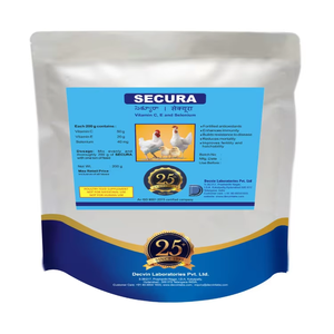 Best Quality Secura Vitamin C E Selenium Workable Powder Form Poultry Broiler <b>Feed</b> <b>Additives</b> Chickens Immune Booster <b>Feed</b> - Product Image 2