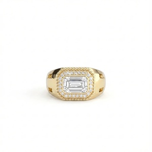 Anillo de Diamantes Solitario con Corte Redondo Estilo Viena - Oro de 9k, 14k y 18k - Product Image 4