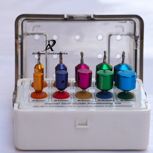 Dental Implant <b>Drill</b> Positioning Kit 10Pcs <b>Guide</b> Pins and <b>Drill</b> Sleeves 6mm 7.5mm 9mm 10.5mm 12mm Anodized Metal Surgical Set To - Product Image 4