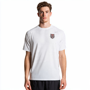 Camiseta Deportiva Ajustada para Hombre, 100% Algodón, para Gimnasio y Entrenamiento, de Secado Rápido para Verano - Product Image 2