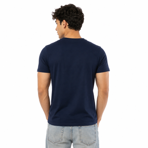 Custom Breathable Lightweight 100% Cotton Crew Neck Men's T-<b>Shirts</b> Private Label Wholesale Bulk Clothing <b>Y2K</b> USA Supplier - Product Image 2