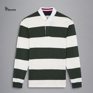 RELEVO INDUSTRIES Chemise décontractée à manches courtes pour homme en coton respirant, grande taille, vert et blanc - Product Image 2