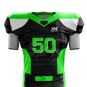 : Custom Sublimation American Football Uniform Sets Breathable Team Practice Jerseys and <b>Pants</b> with Integrated <b>Padding</b> - Product Image 3
