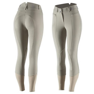 Pantalon d'équitation unisexe en polyester imperméable à taille haute, avec logo personnalisé cousu à la machine, pour l'hiver - Product Image 2