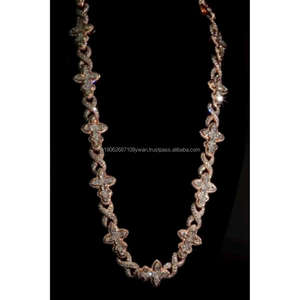 Venta CALIENTE 11mm 925 Plata esterlina con Moissanite Ready Stock Cuban Link Hip Hop Fancy Diamond Cadena de eslabones cubanos - Product Image 1